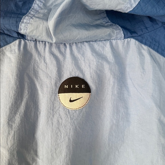 Vintage Nike Two-Tone Blue Raincoat medium - Picture 6 of 7